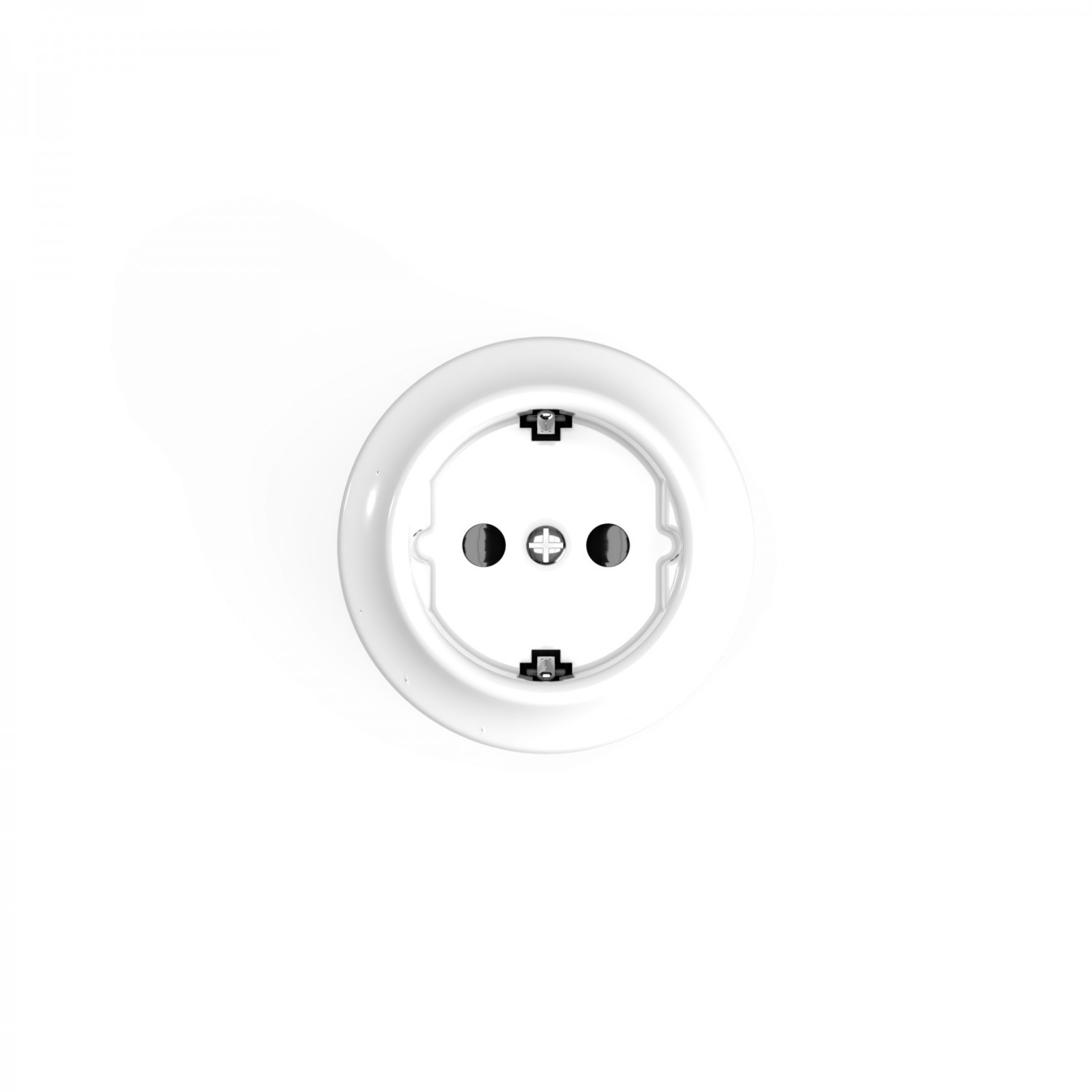 Schuko porcelain wall socket