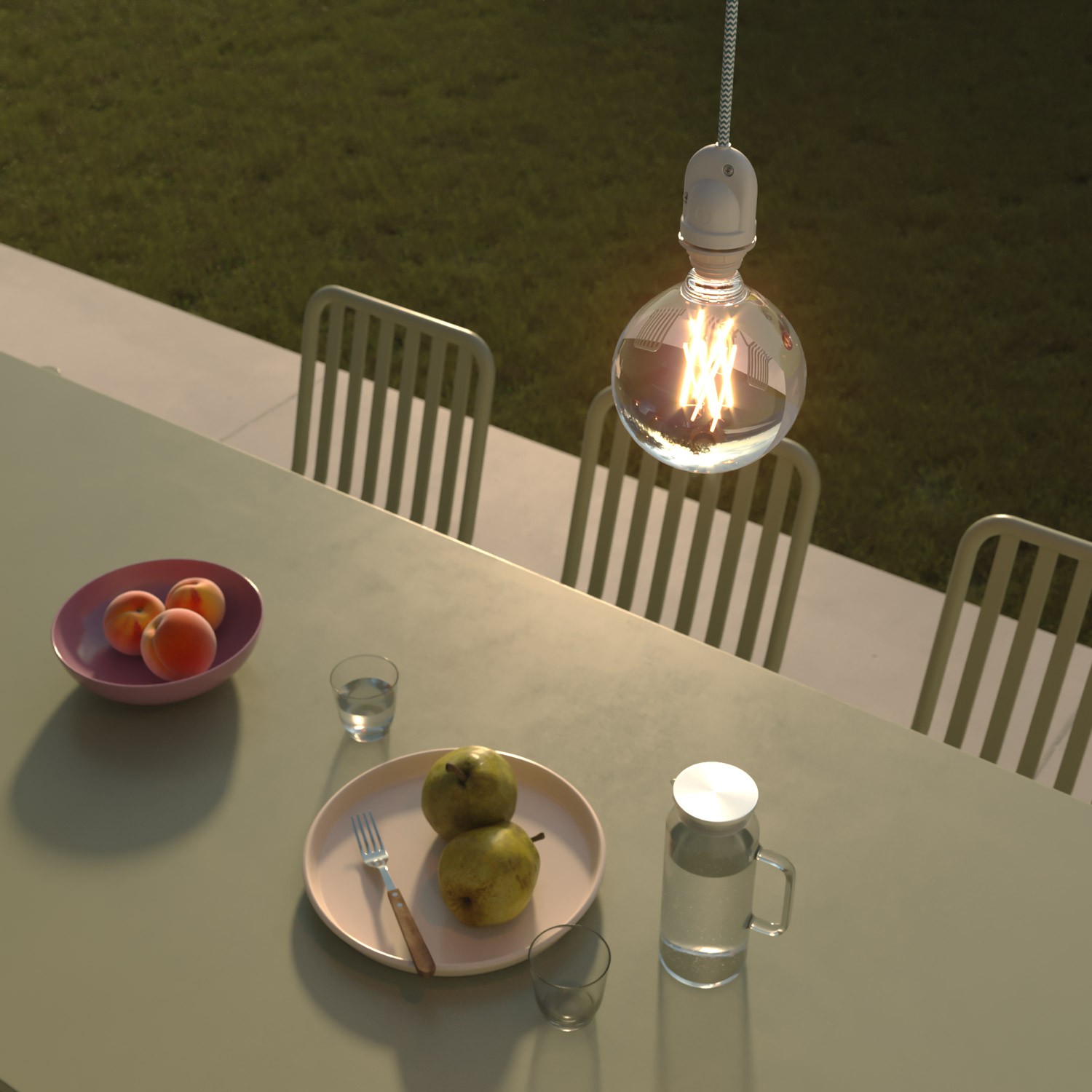 EIVA, the first outdoor E27 IP65 wirable lamp holder