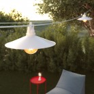 Eiva-2, 2-way outdoor lamp holder E27 and IP65 rating