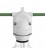 Eiva-2, 2-way outdoor lamp holder E27 and IP65 rating