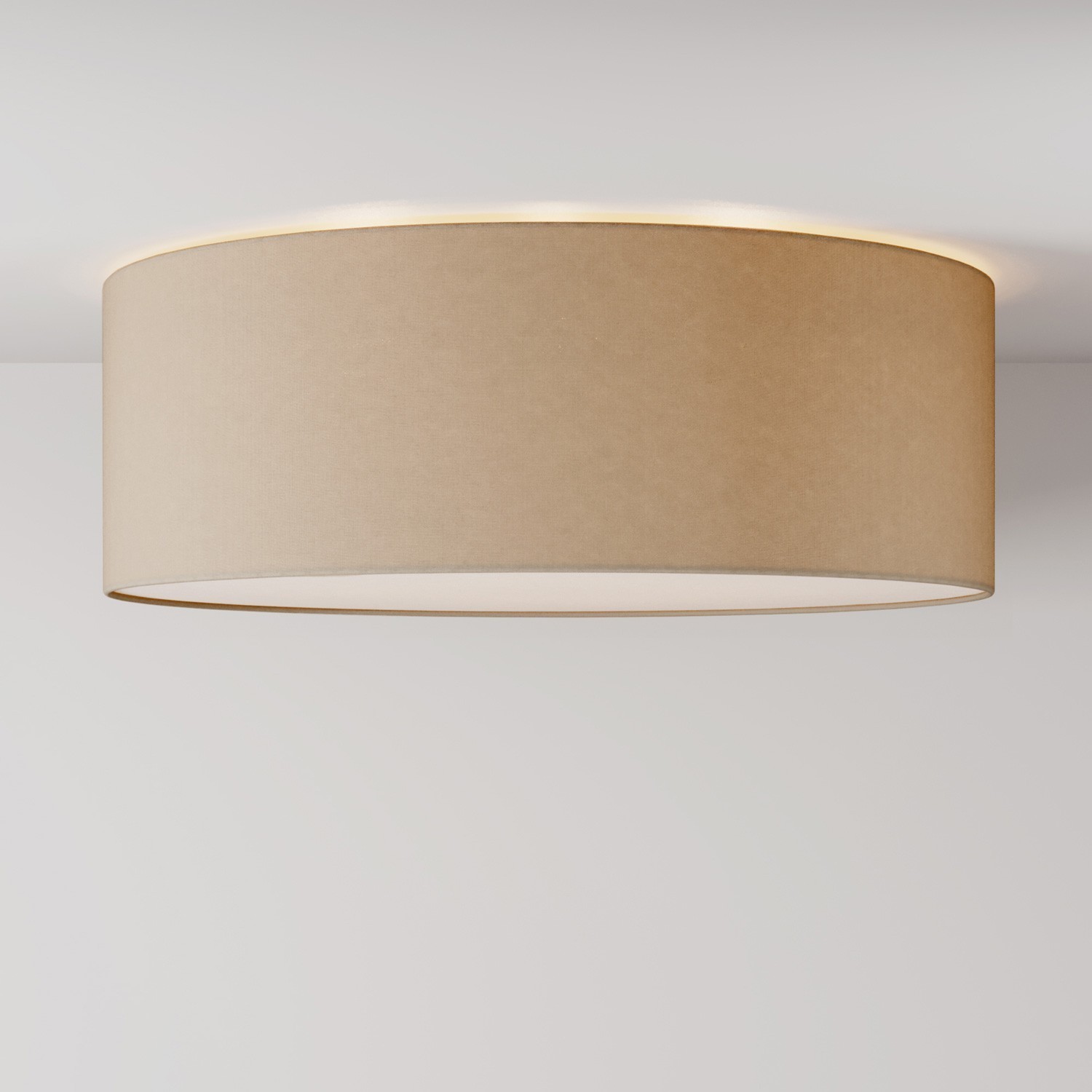 Large fabric ceiling light - Made in Italy