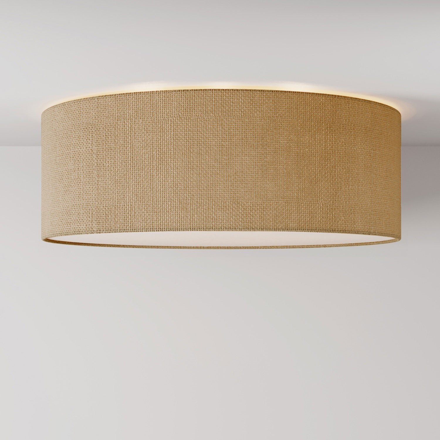 Large fabric ceiling light - Made in Italy