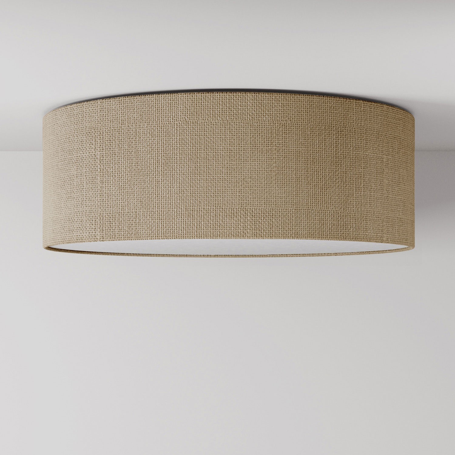 Large fabric ceiling light - Made in Italy