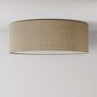 Large fabric ceiling light - Made in Italy