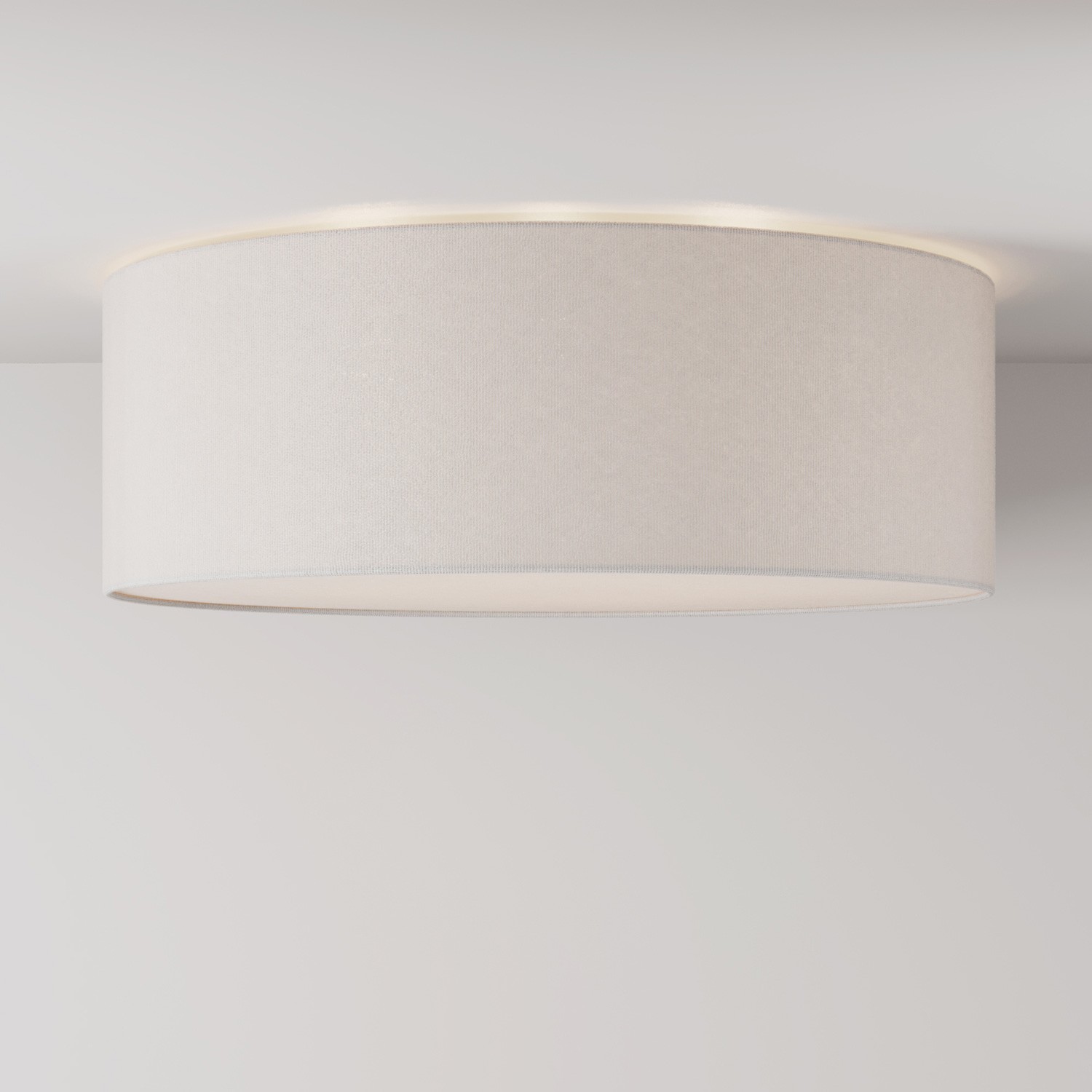 Large fabric ceiling light - Made in Italy