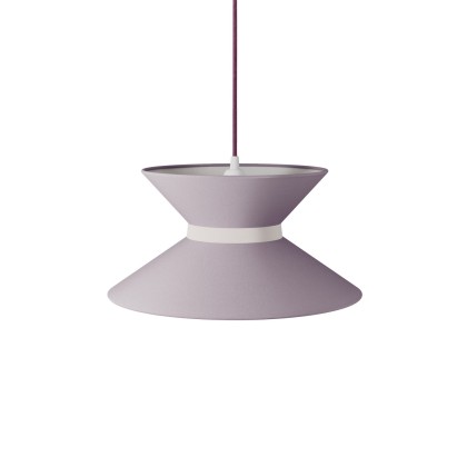 Clessidra Fabric Lampshade - Lilac canvas