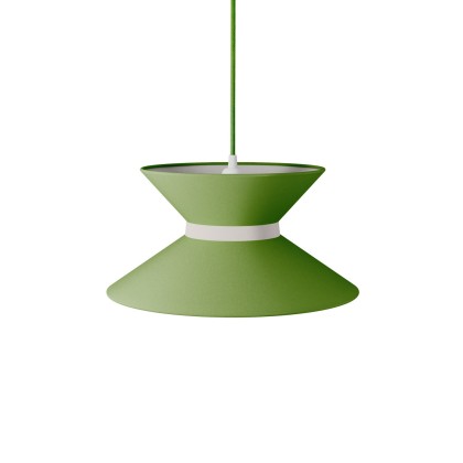 Clessidra Fabric Lampshade - Pistachio green Cinette