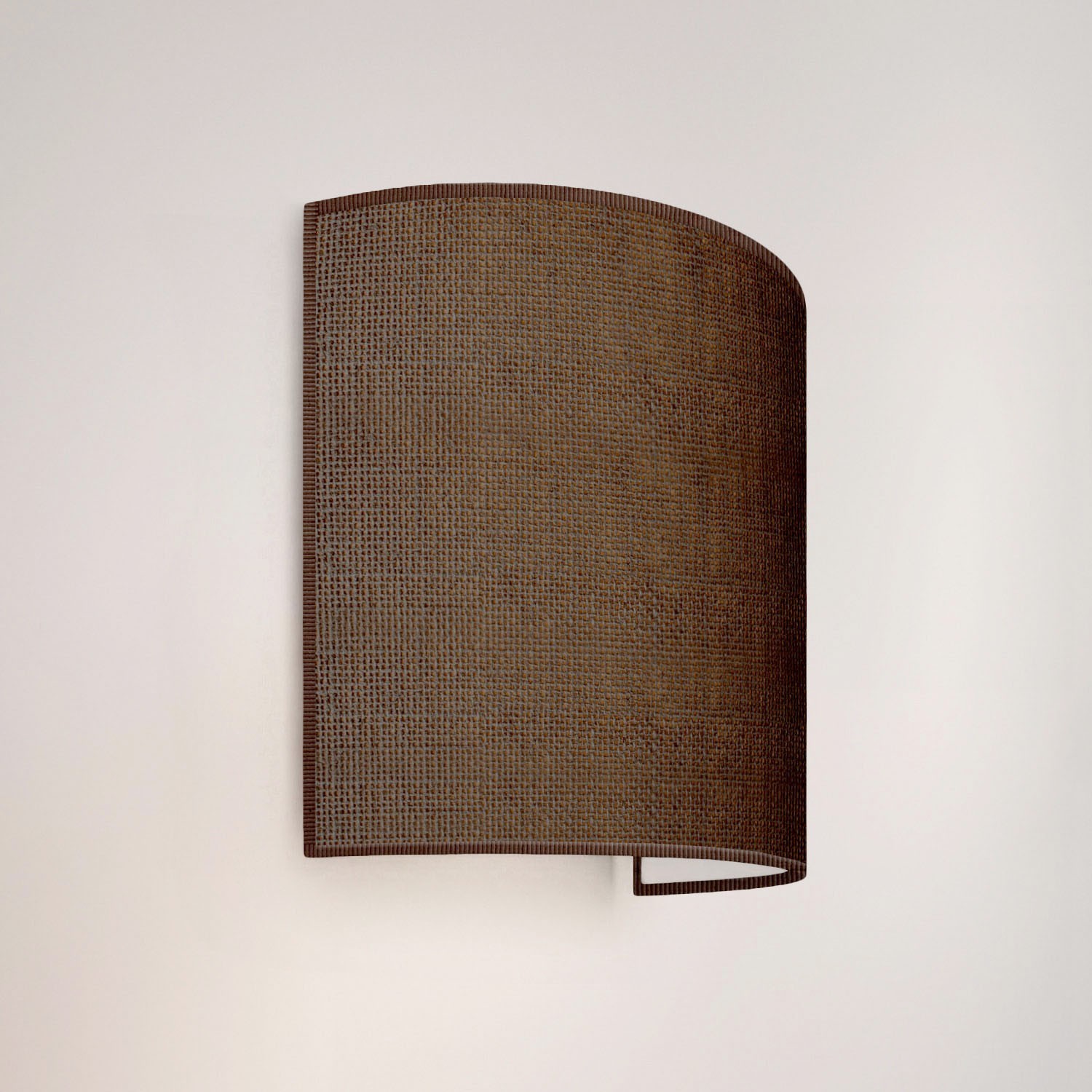 Ventola wall light with fabric shade - Made in Italy