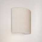 Ventola wall light with fabric shade - Made in Italy