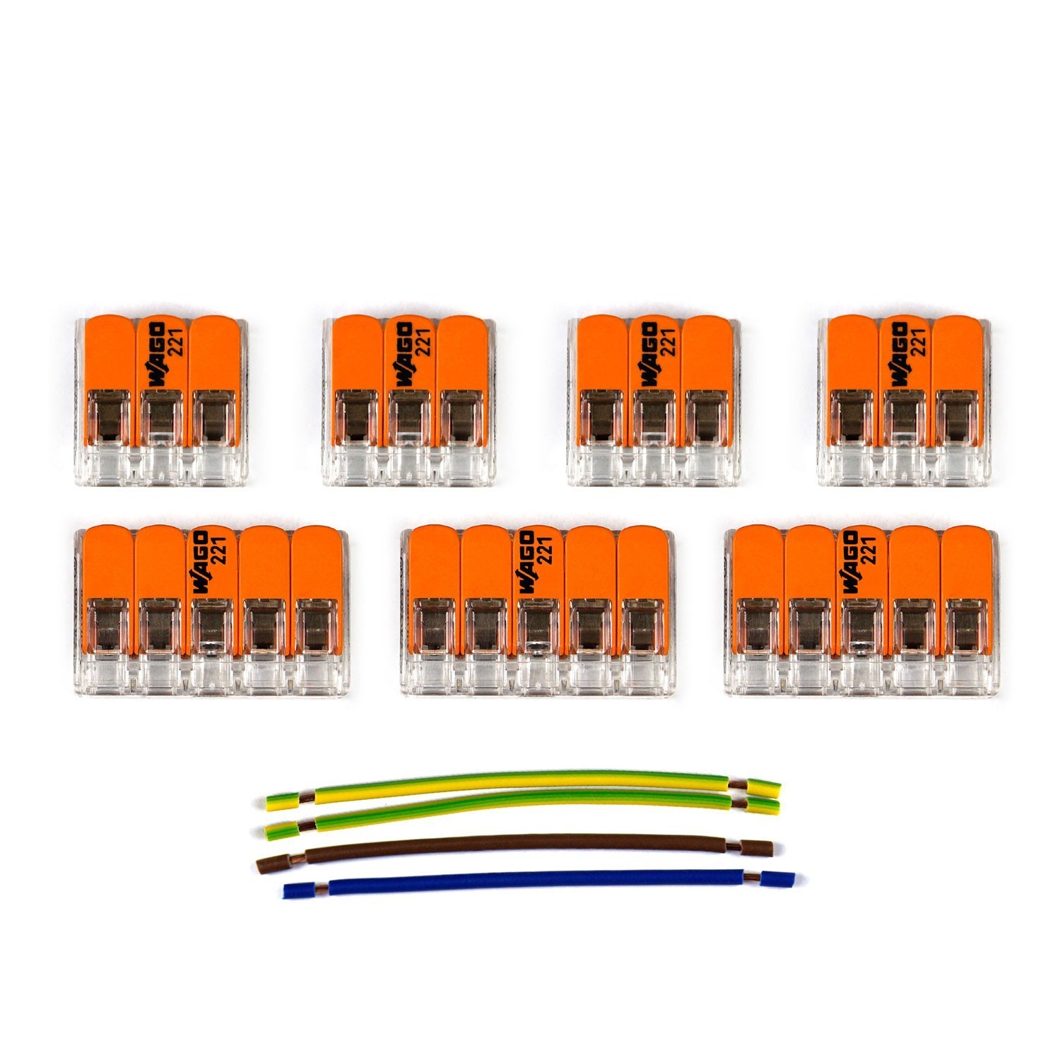 WAGO connector kit compatible with 3x cable for 5 hole ceiling rose