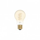 LED Golden Light Bulb Carbon Line Curved Spiral Filament Drop A60 4W 250Lm E27 1800K Dimmable - C03