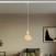 Track pendant lamp with wooden lamp holder