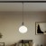 Track pendant lamp with wooden lamp holder