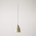 Pendant lamp with shade Vaso and track adapter