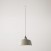 Suspension lamp with Coppa shade and track adapter