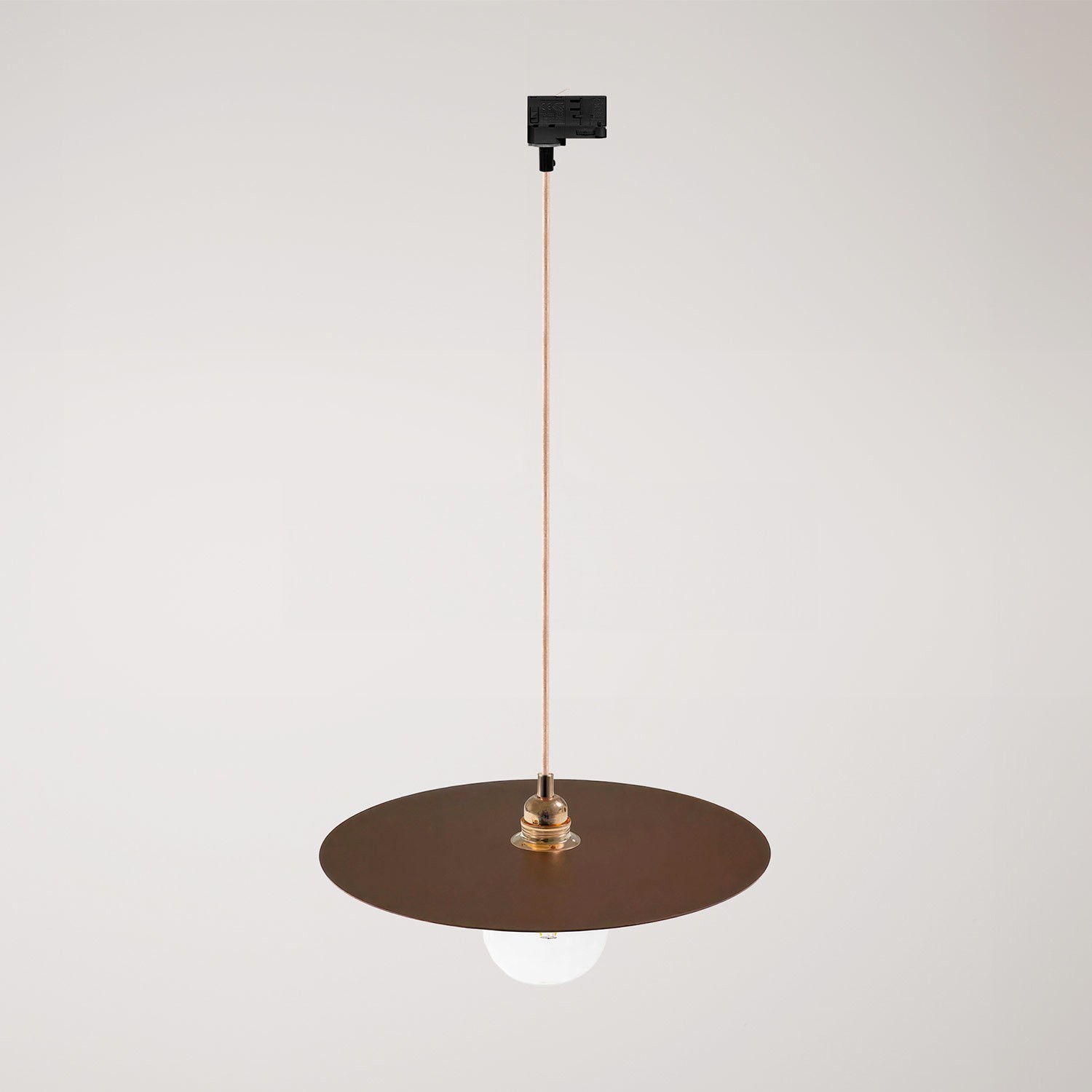 Ellepi XL track pendant lamp with shade