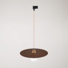 Ellepi XL track pendant lamp with shade