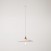 Suspension lamp with with ceramic shade Piatto