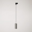 Suspension lamp with Tub-E14 shade for tracks