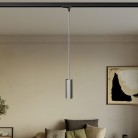 Suspension lamp with Tub-E14 shade for tracks