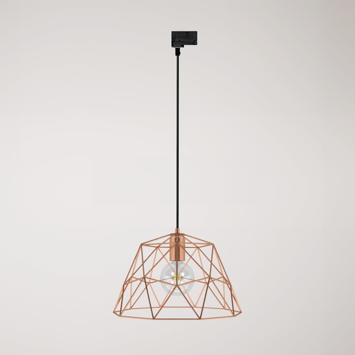 Dome pendant lamp for tracks