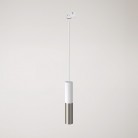 Track pendant lamp with Tub-E14 double shade