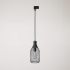 Pendant lamp with Jéroboam bottle shade for tracks