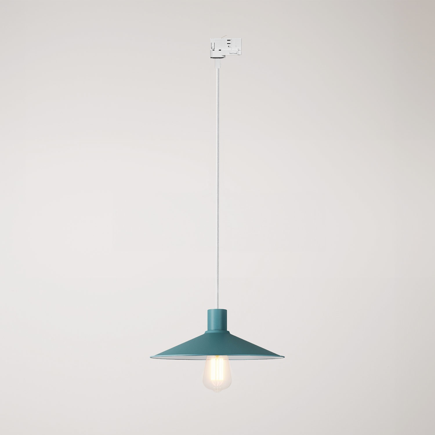 Swing Pastel pendant lamp with shade for track systems