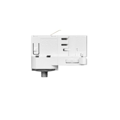 Powergear adapter for 3 phase circuit tracks - for extension tube or metal joint - White