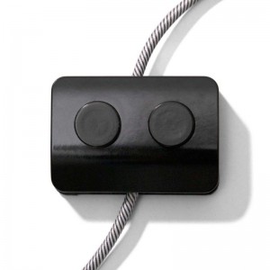 Double Single-Pole Foot Switch. Designed by Achille Castiglioni.