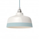 Two-tone ceramic Coppa lampshade, Materia collection - Made in Italy