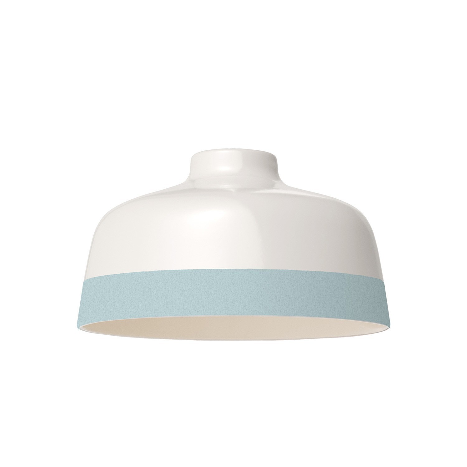 Two-tone ceramic Coppa lampshade, Materia collection - Made in Italy