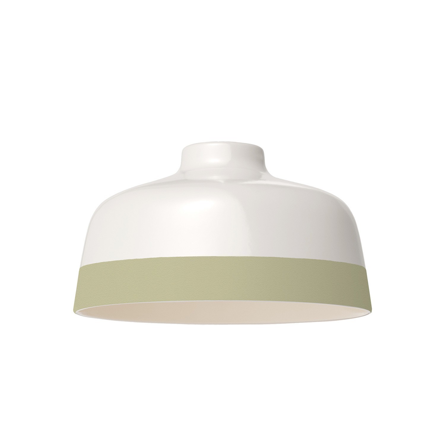 Two-tone ceramic Coppa lampshade, Materia collection - Made in Italy