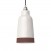 Two-tone ceramic Bottiglia lampshade, Materia collection - Made in Italy