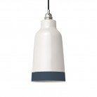 Two-tone ceramic Bottiglia lampshade, Materia collection - Made in Italy