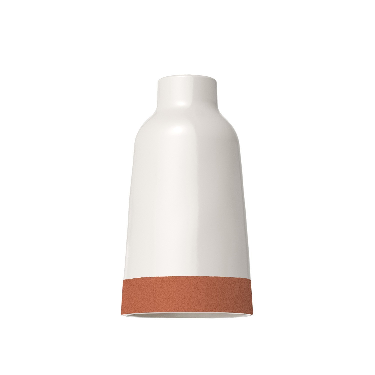 Two-tone ceramic Bottiglia lampshade, Materia collection - Made in Italy