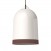 Campana XL two-tone ceramic lampshade, Materia collection - Made in Italy