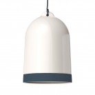 Campana XL two-tone ceramic lampshade, Materia collection - Made in Italy