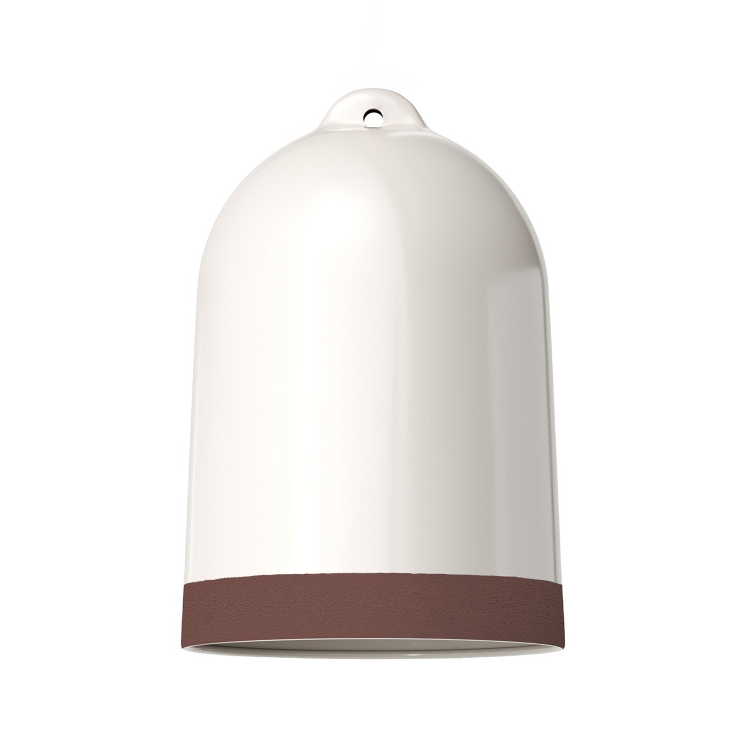 Campana XL two-tone ceramic lampshade, Materia collection - Made in Italy