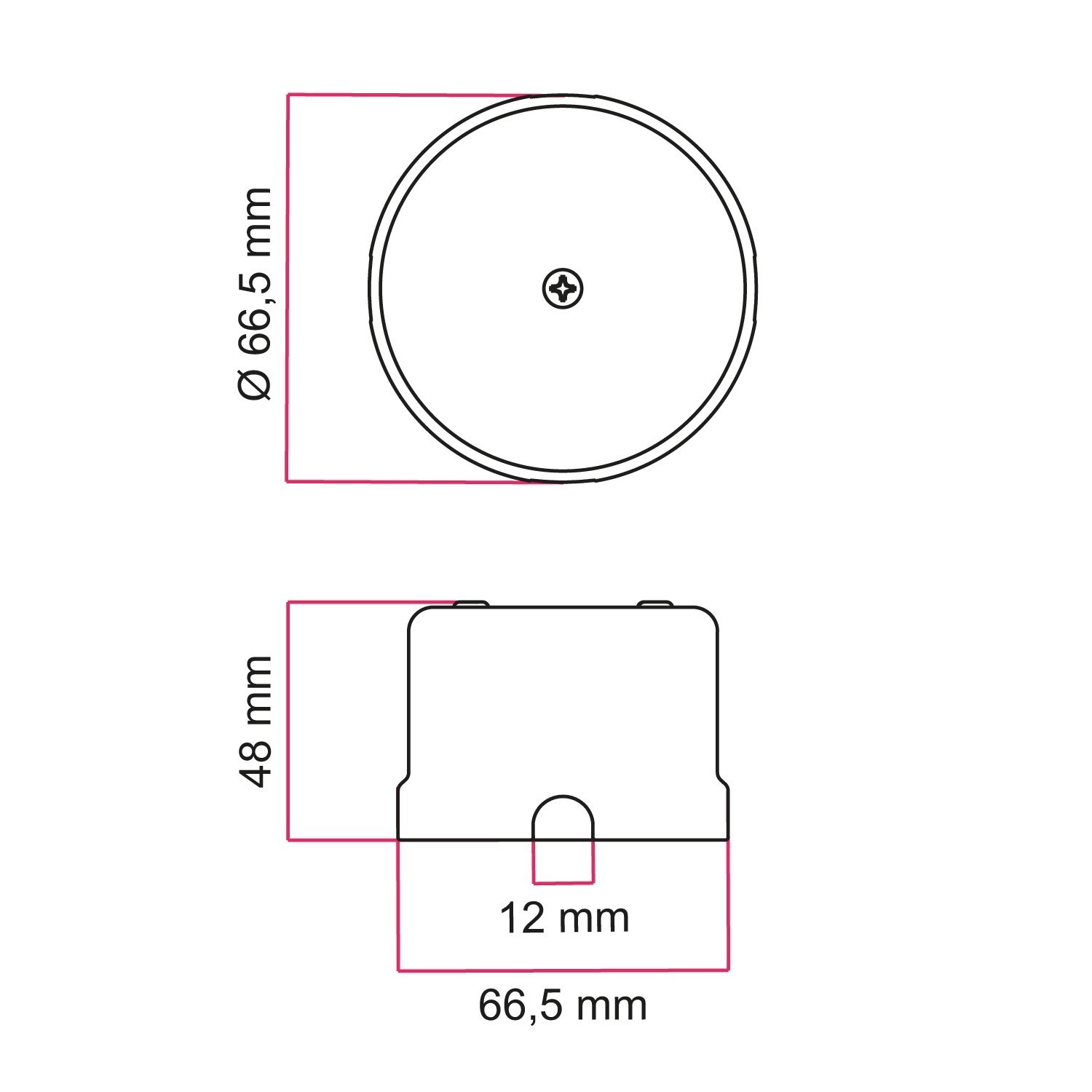 Junction box compatible with porcelain base