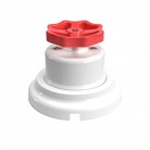 Switch/Diverter kit with knob and base in white porcelain