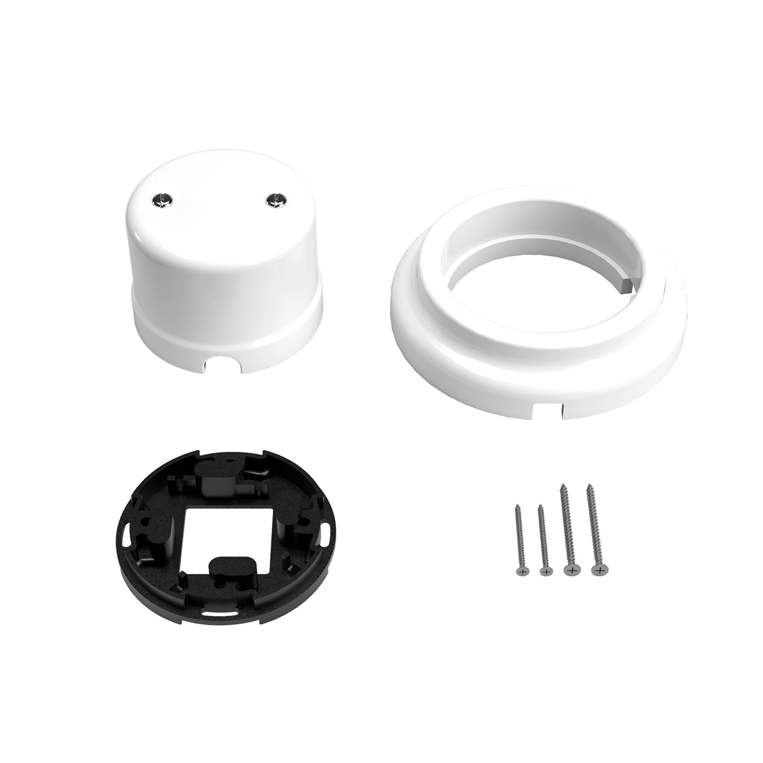 Porcelain junction box and base kit