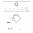 Porcelain junction box and base kit