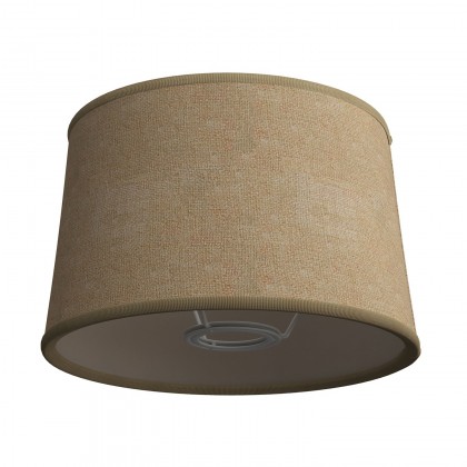 Athena lampshade with socket E27 for table lamp - Made in Italy - Natural Jute