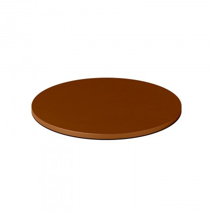 Round metal base for MAG-Y table lamp - Brushed copper