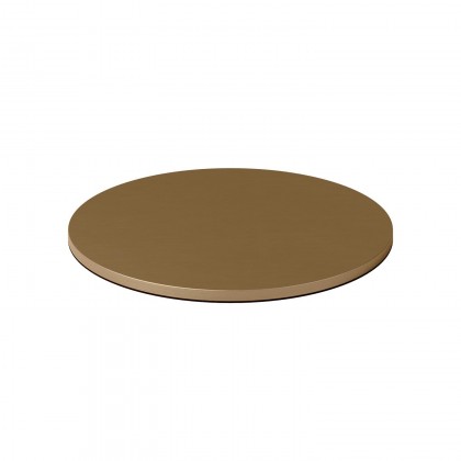 Round metal base for MAG-Y table lamp - Brushed bronze