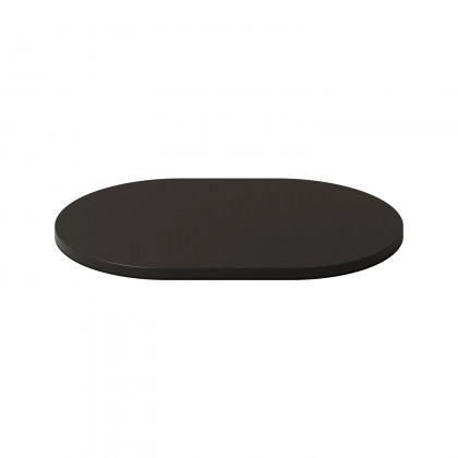 Oval metal base for MAG-Y table lamp - Black