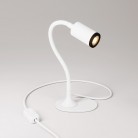 MAG-Y desk lamp with Flex, oval metal base and spot light