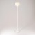 MAG-Y floor lamp with round metal base and Athena shade