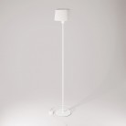 MAG-Y floor lamp with round metal base and Athena shade